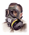 緊急應變呼吸防護具-FR-M40全面罩呼吸防護具